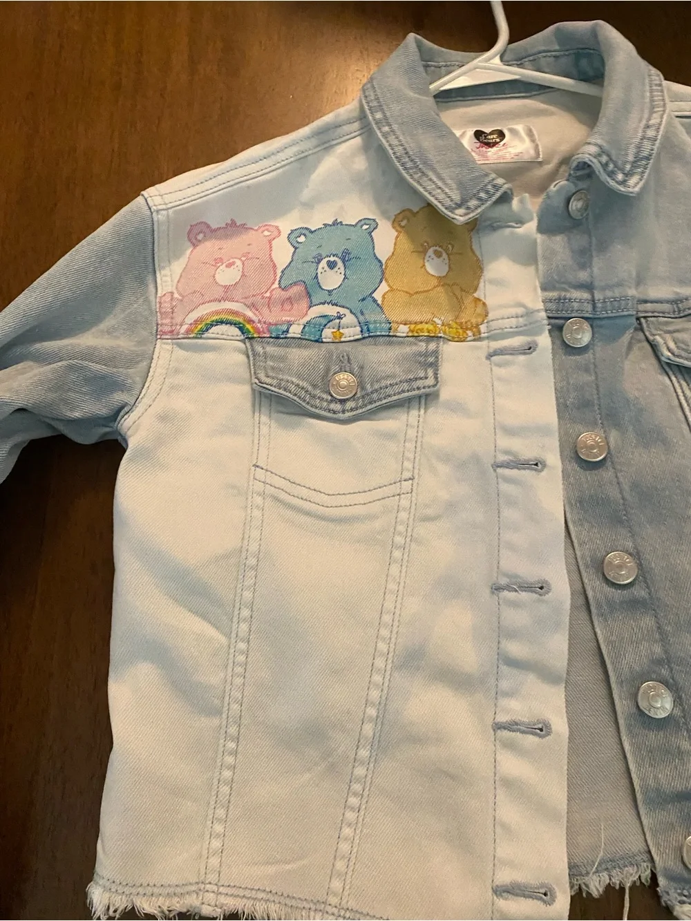 Justice Girls Care Bears Denim Jean Jacket